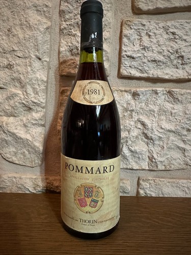 Vin 1981 maison thorin pommard - 1981,