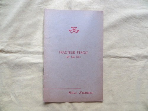 Tracteur massey ferguson 835 - tracteur,