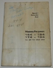 Massey Ferguson 154, 174, 184, 194 Two & Four WD Owners  and Operators Manual