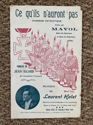 Mayol partition chanson - partition,