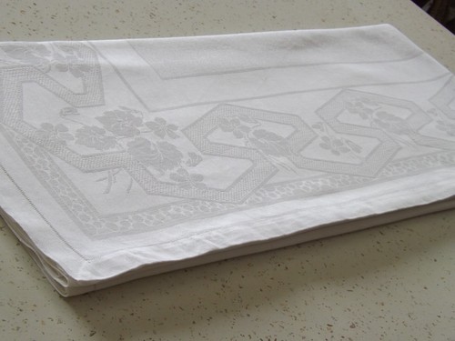 Longue nappe damas coton - longue,