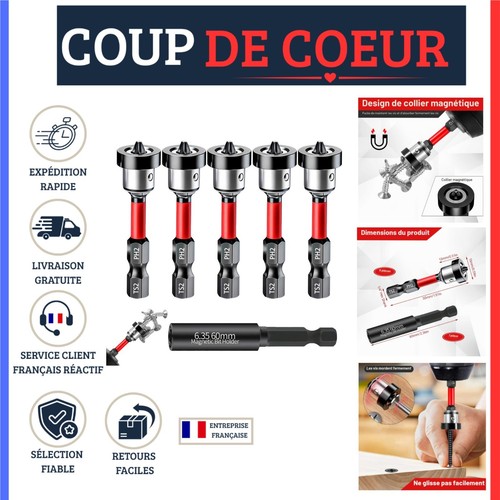 Embouts visseuse placo ph2 - placo,
