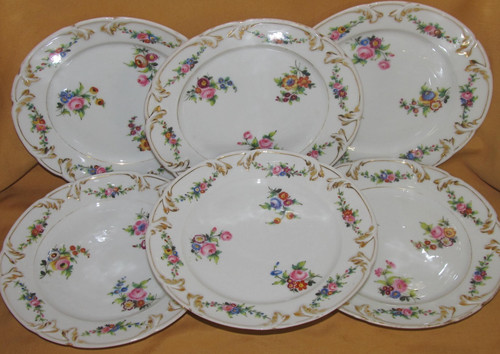 Série assiettes plates - de, 6