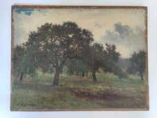 Peinture à l'huile sur bois