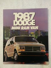 1987 Dodge Mini Ram Van Sales