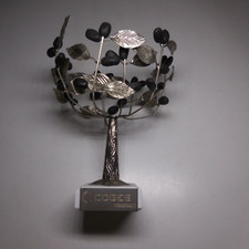 N24.266 COGES Sculpture 2018 Olive Tree Metal Marble Decorative Art