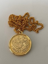 Notojima Aquarium Limited Gold Commemorative Medal Mickey Mouse Coin Japan