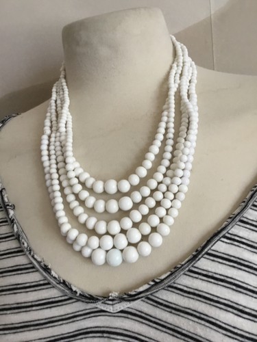 Collier vintage rangs - vintage, perles