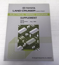 Toyota Landcruiser Station Wagon J8 FZJ HZJ HDJ 80 Wiring Diagrams Electrics 1996 Onwards