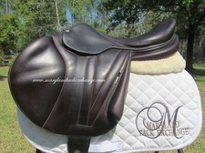 17.5" BUTET PREMIUM MONOFLAP cross country jumping saddle # 3 flaps- 2015 MODEL