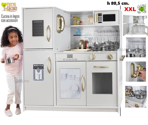 Cuisine enfant bois blanc - cuisine,