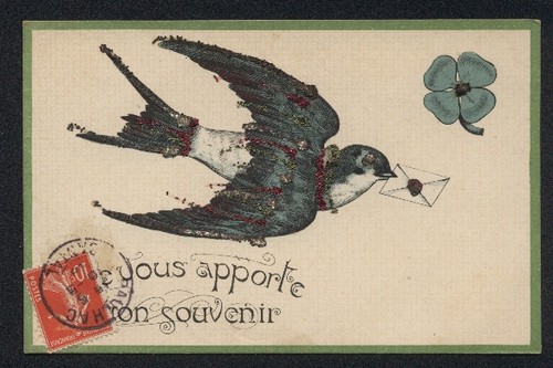 Carte postale perles - en,