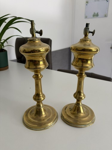 Paire lampes huile - paire, à