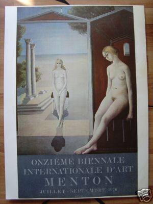 Delvaux affiche art 11ième - delvaux*affiche, d'art*