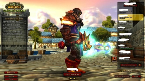 Compte wow tbc war fury - tbc,