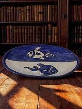 Plateau ancien en céramique