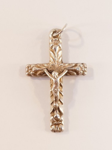 Pendentif croix argent - pendentif,