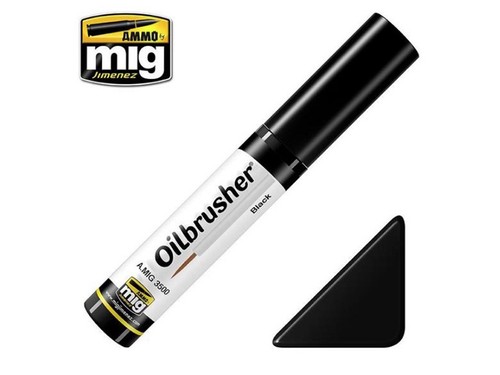 Mig oilbrusher noir - -, peinture