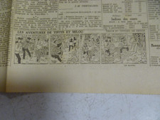 TINTIN / JOURNAL  LE SOIR  NUM  121 / 24  MAI  1943 /  TINTIN  RACKHAM LE ROUGE