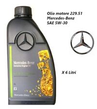 6 LITERS GENUINE ENGINE OIL MERCEDES BENZ 5W-30 100% SYNTHETIC MB 229.51