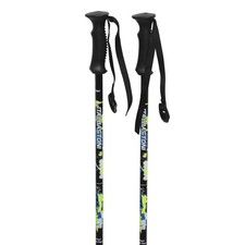 Bâtons de ski alpin neufs italbastoni jaune/bleu la paire