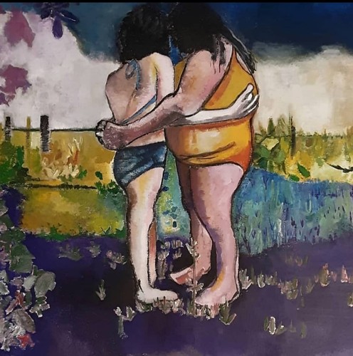 Les sœurs peinture - sœurs–,