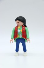 PLAYMOBIL FEMME gilet rouge