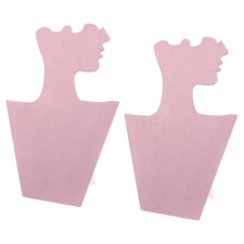"2pcs Pink Foldable Velvet
