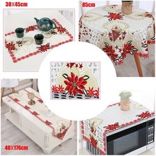 Nappe De Noël Vintage Brodé