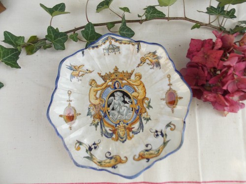 Ancienne assiette gien - assiette,