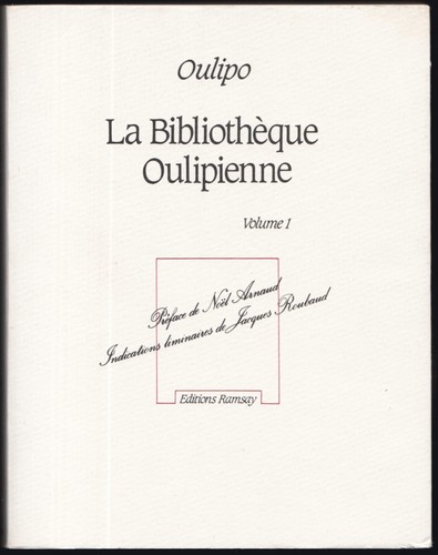 Bibliothèque oulipienne - bibliothèque,