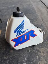 Honda XLR250R XLR250 XLR 250 R Fuel Gas Petrol Tank White Steel Petcock Cap Key