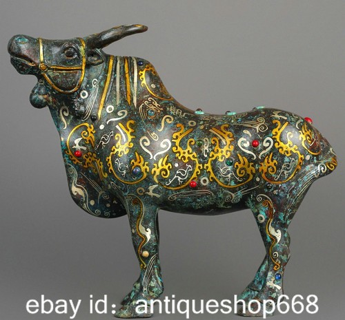 Vieille statue de - 10.8",
