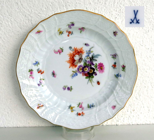 Meissen assiette porcelaine - meissen,