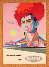 AFFICHE POSTER  Sabena