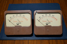 2 - Vintage Marion / Berlant Concertone VU Meter / Pair