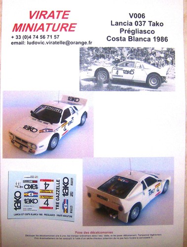 V006 lancia rallye - v006,