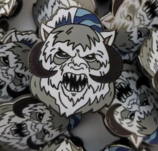 Wampa hard enamel pin 1.25"