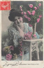 CP ANNIVERSAIRE FEMME COLLIER