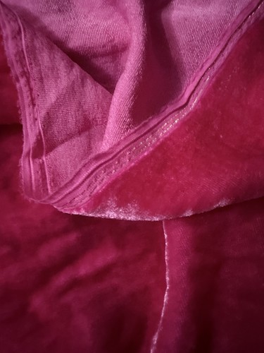 Tissu velours soie doux - de,