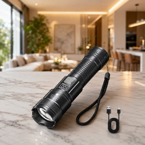 Lampe torche led usb - lampe,
