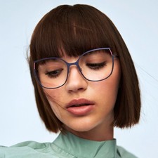 500€ Lunettes de vue carrées Face à Face Niludo 2 Métal vert et rose Made France