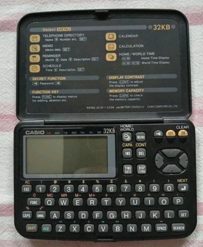 Agenda électronique casio - agenda,