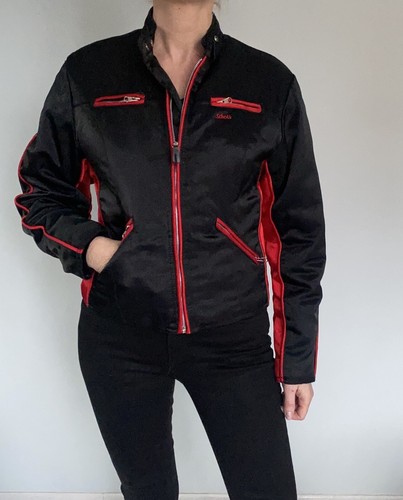 Blouson nylon moto label - blouson,