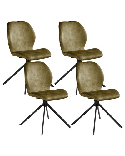 Lot chaises salle à - 4, de