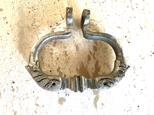 Poignée bronze argenté xix - poignée,