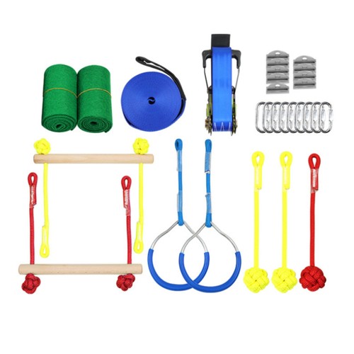 Slackline avec barres bois - slackline, de