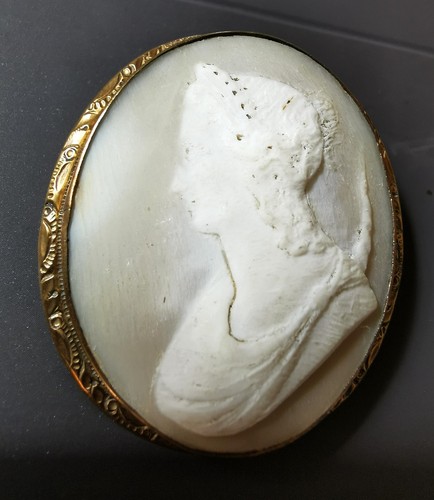 Ancienne broche camée - broche,