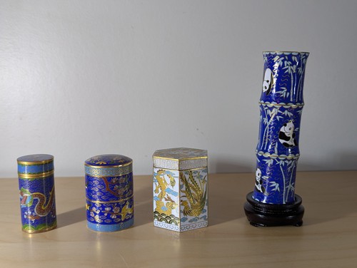 Chine collection 4 objets - -,