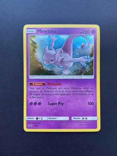 Carte pokémon mewtwo - carte,